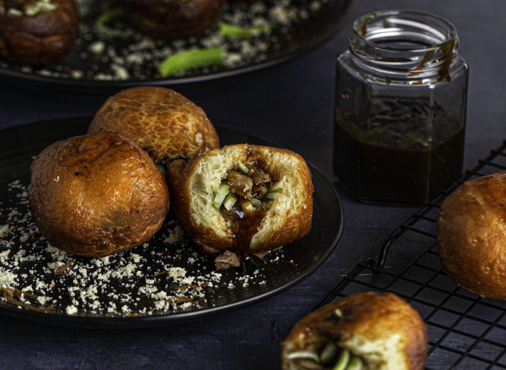 Hoisin Duck Doughnuts