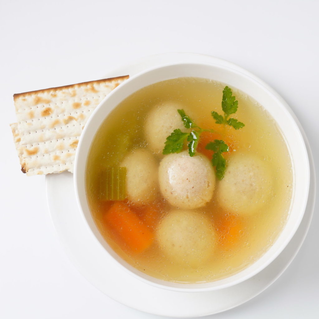 Chicken Soup with Kneidlach (Matzah Balls)