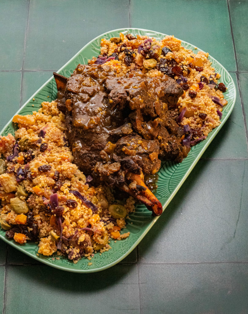 Moroccan Lamb with 7-Vegetable Couscous - image by Yaffa Judah