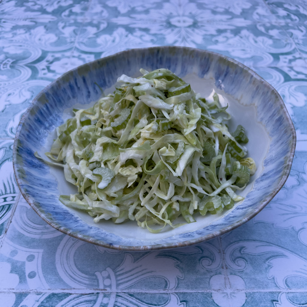 Sweetheart Cabbage and Celery Slaw